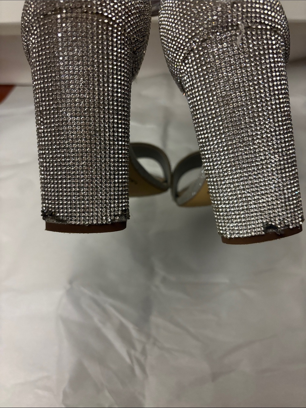 Gianni Bini Ronilynn Bling Jewel Embellished Dress Sandals - Picture 4 of 12
